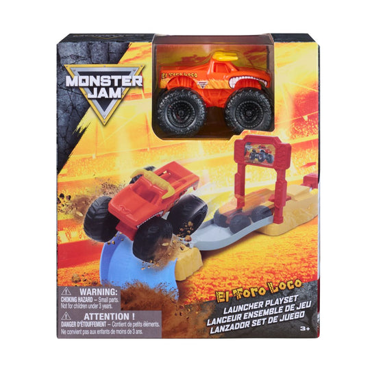 Đồ Chơi Mini Set Đường Đua Và El Toro Loco 1:72 MONSTER JAM 6074604