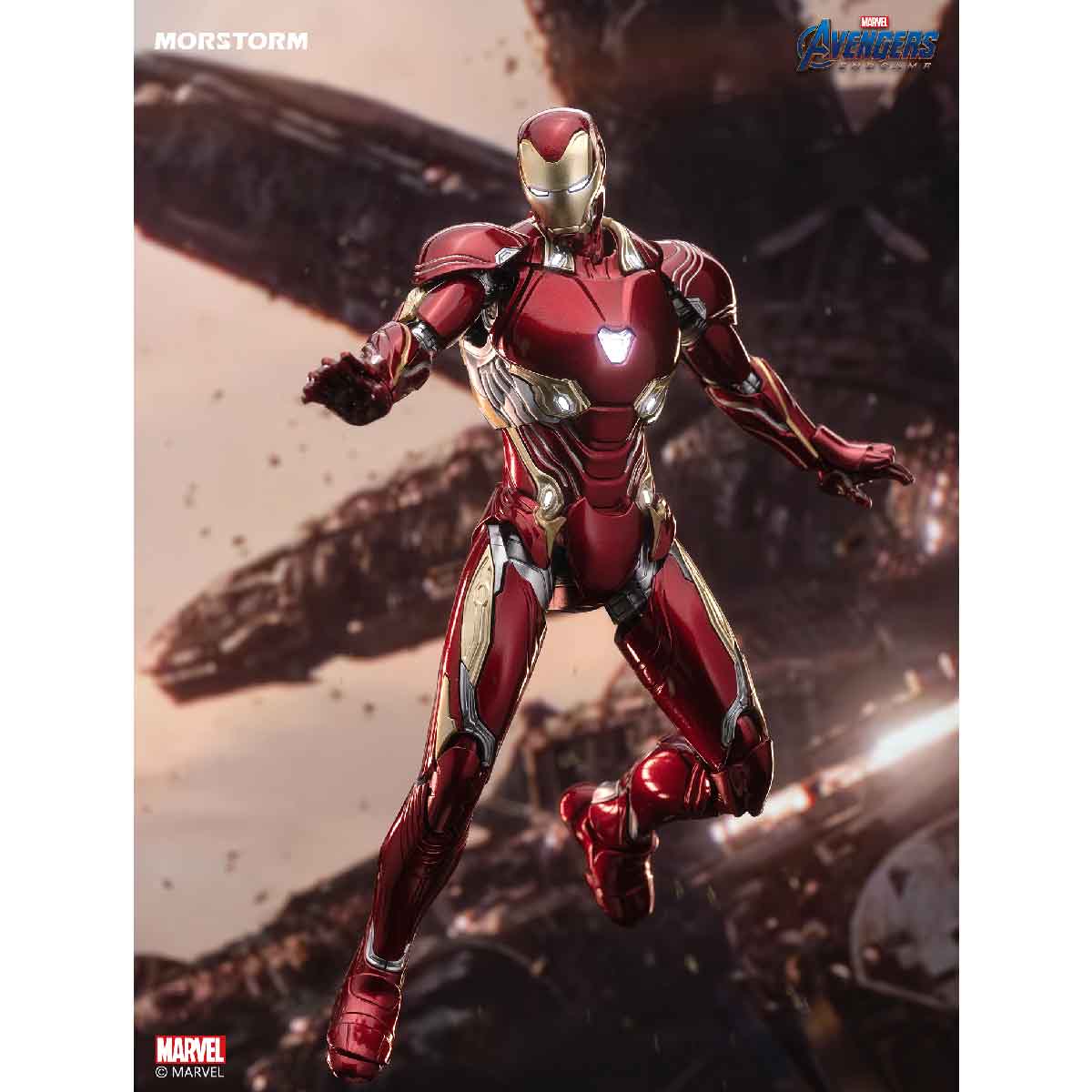 Đồ Chơi Mô Hình 1/14 Marvel Iron Man Lắp Ráp Mk50 MORSTORM EM2388302