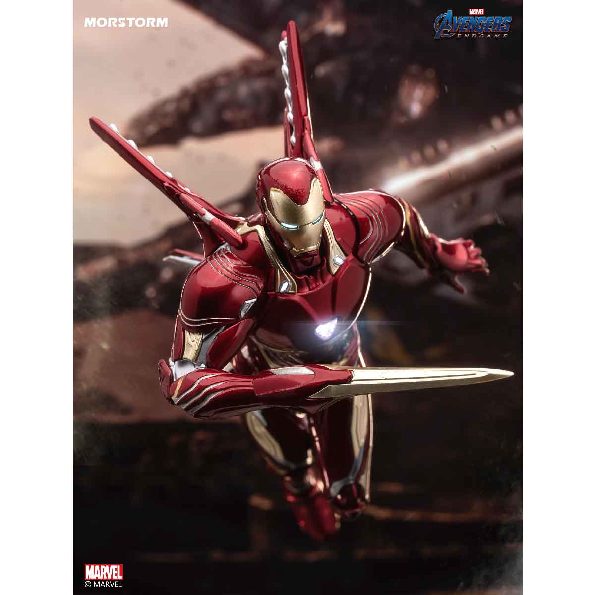 Đồ Chơi Mô Hình 1/14 Marvel Iron Man Lắp Ráp Mk50 MORSTORM EM2388302
