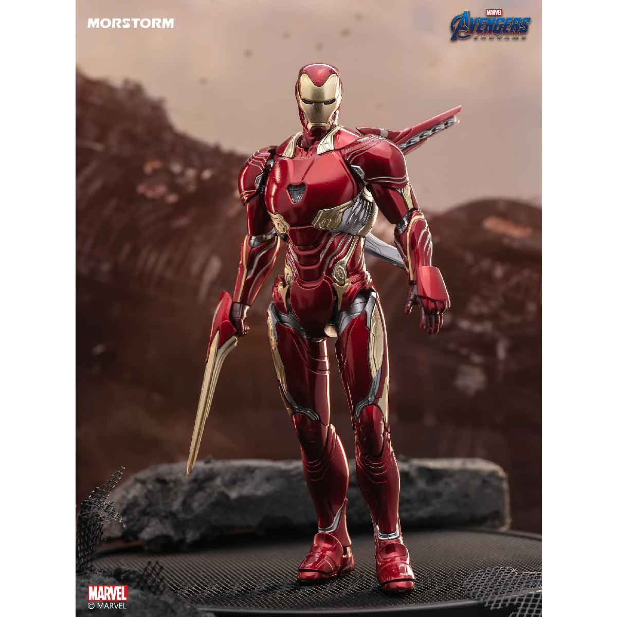 Đồ Chơi Mô Hình 1/14 Marvel Iron Man Lắp Ráp Mk50 MORSTORM EM2388302