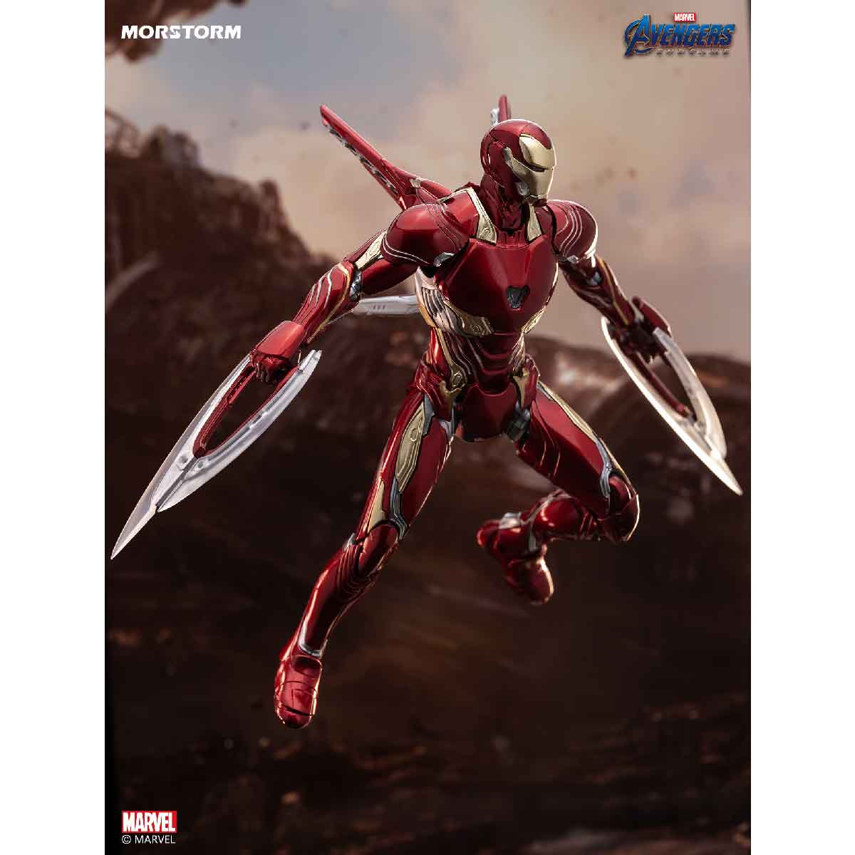 Đồ Chơi Mô Hình 1/14 Marvel Iron Man Lắp Ráp Mk50 MORSTORM EM2388302