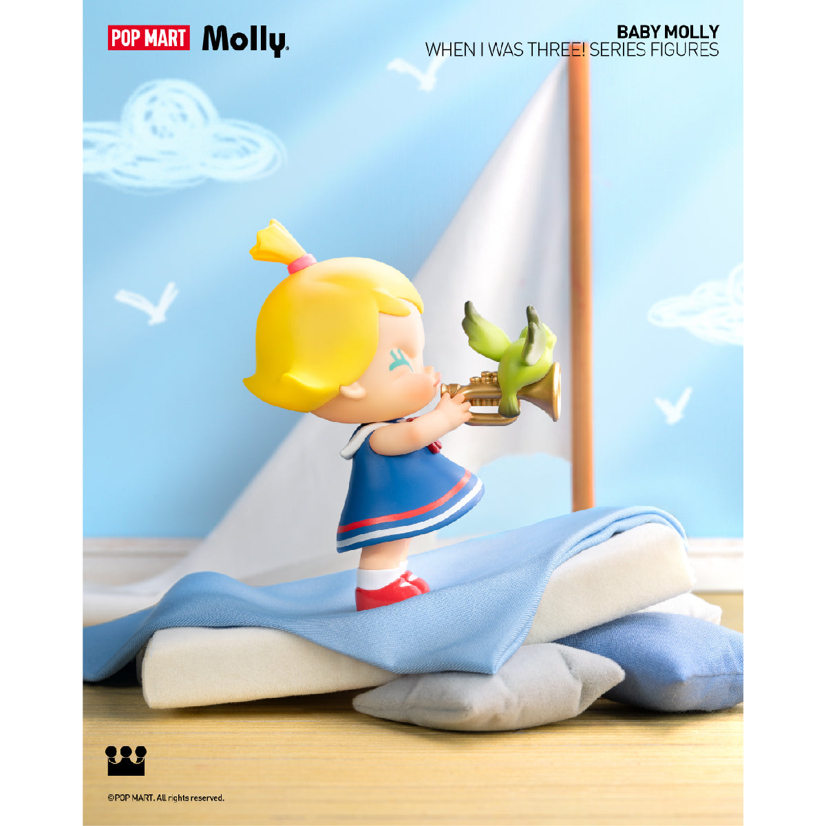 Mô Hình Baby Molly When I was Three！Series Figures Pop Mart 6941848264282