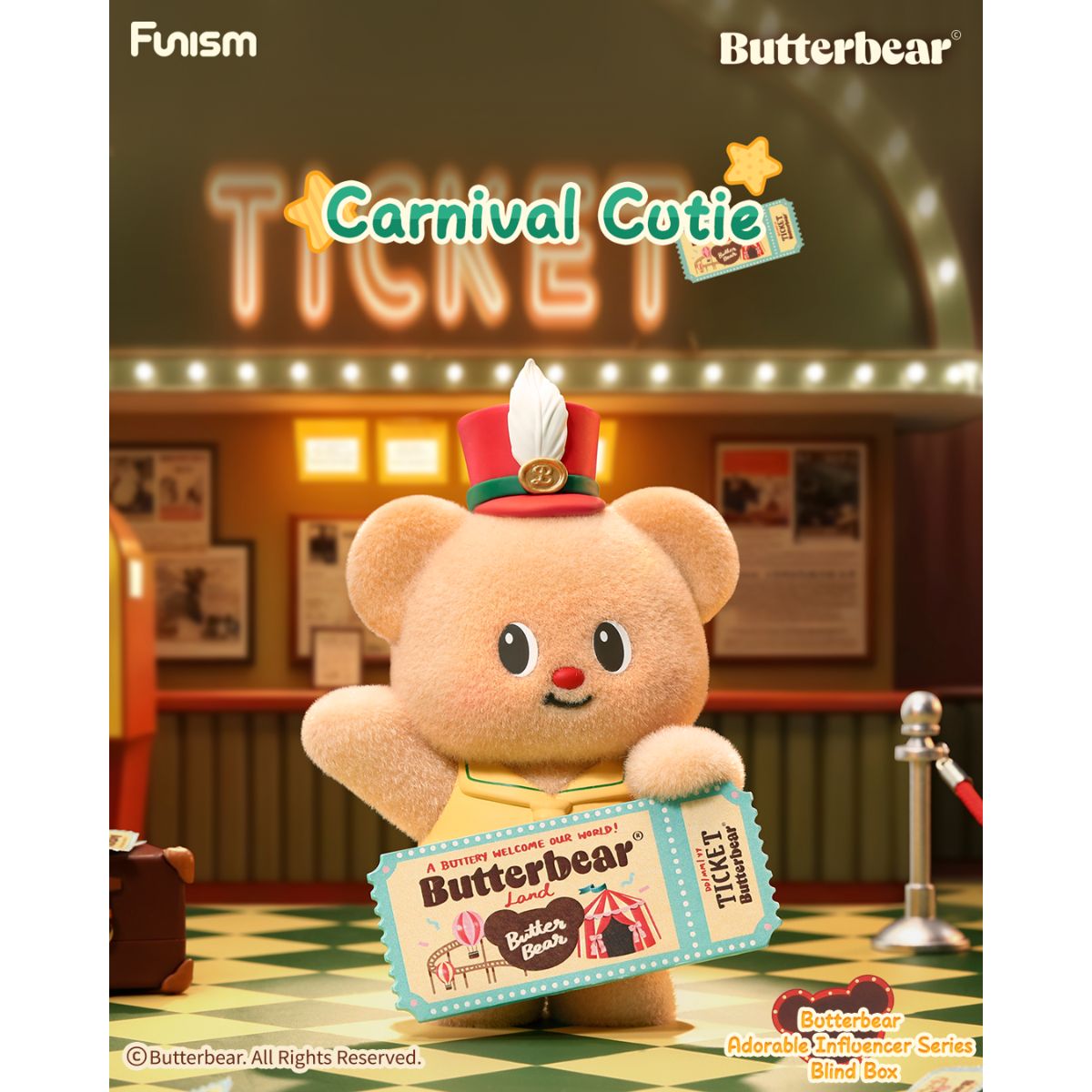 Đồ Chơi Mô Hình Butterbear Adorable Influencer Series FUNISM MX2108