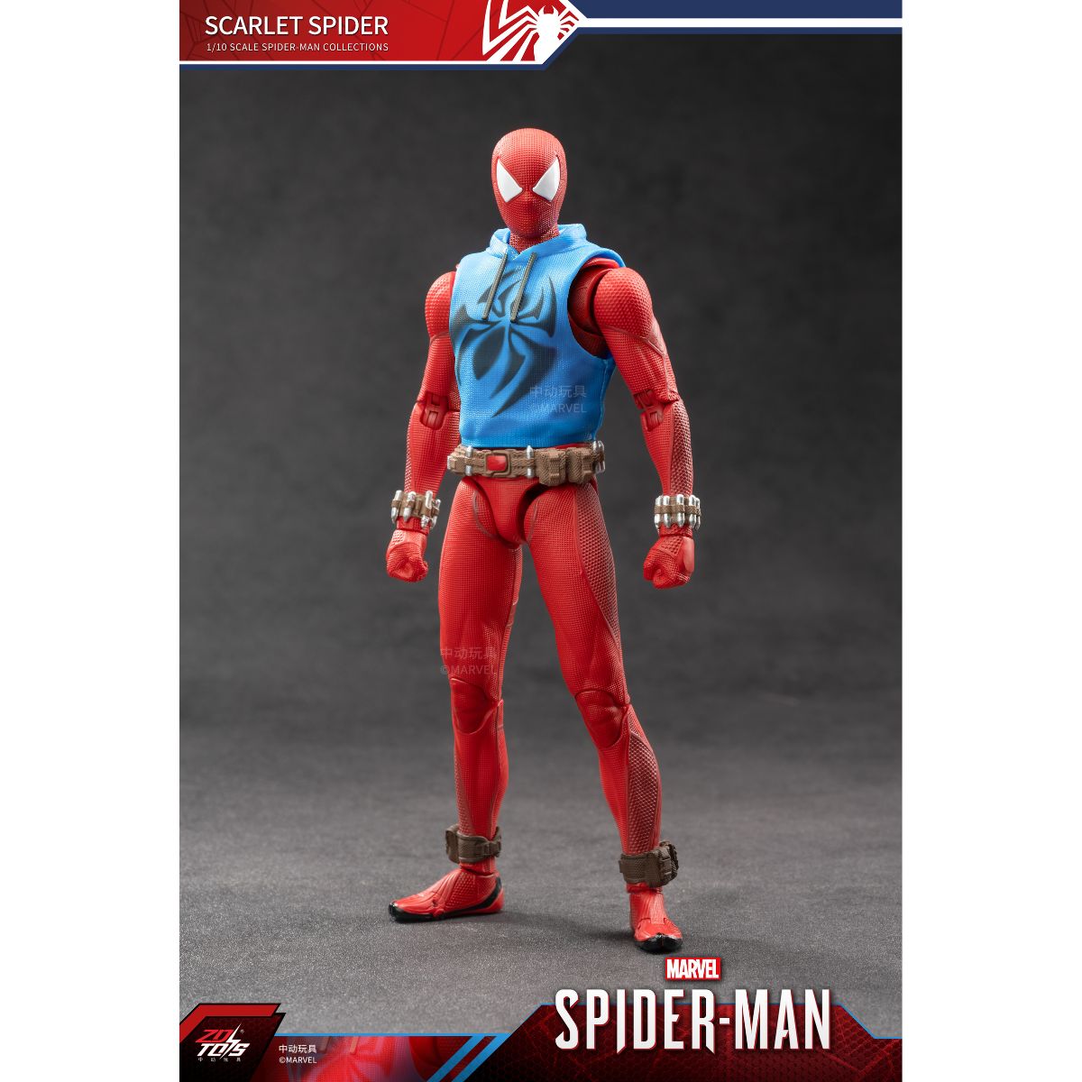 Đồ Chơi Mô Hình Cao Cấp Spider-Man: Scarlet Spider ZD TOYS 1950-03
