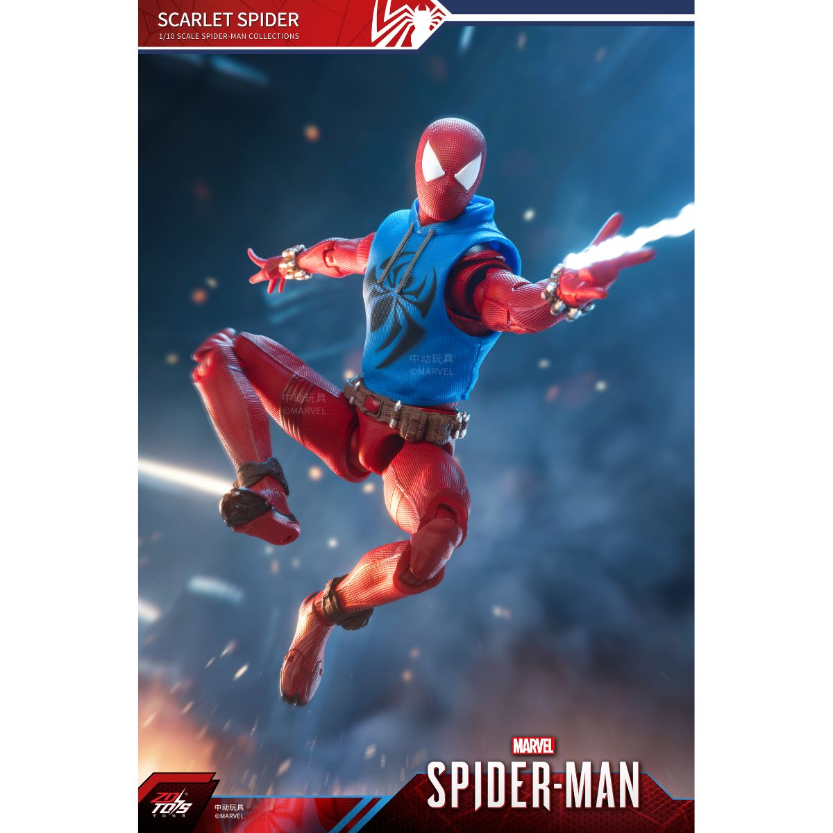Đồ Chơi Mô Hình Cao Cấp Spider-Man: Scarlet Spider ZD TOYS 1950-03