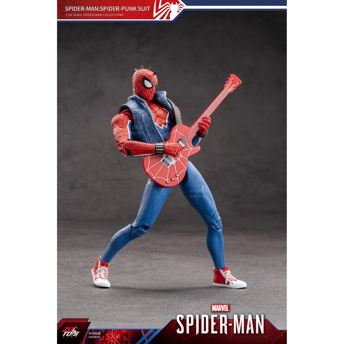 Đồ Chơi Mô Hình cao cấp Spider-Man: Spider Punk ZD TOYS 1950-04