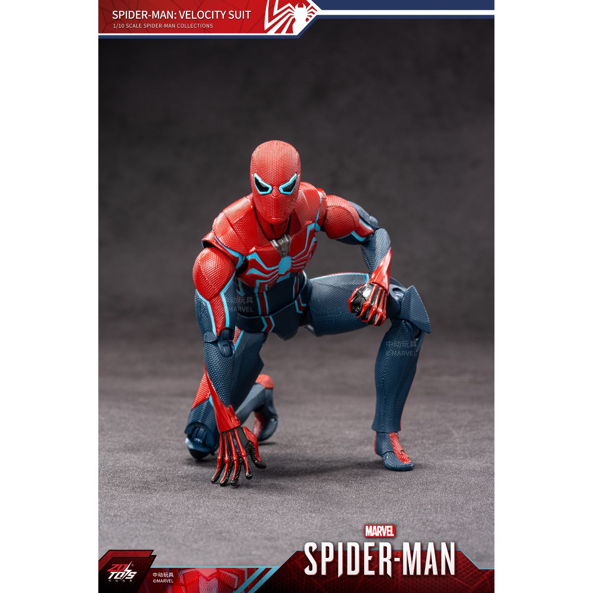 Đồ Chơi Mô Hình Cao Cấp Spider-Man: Velocity Suit ZD TOYS 1950-02