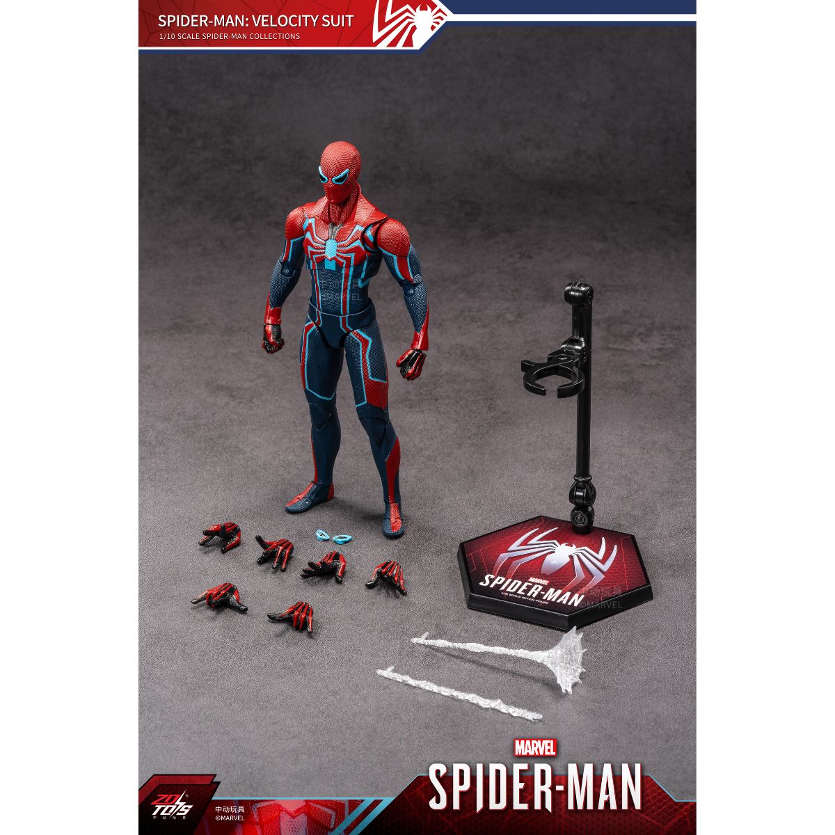 Đồ Chơi Mô Hình Cao Cấp Spider-Man: Velocity Suit ZD TOYS 1950-02