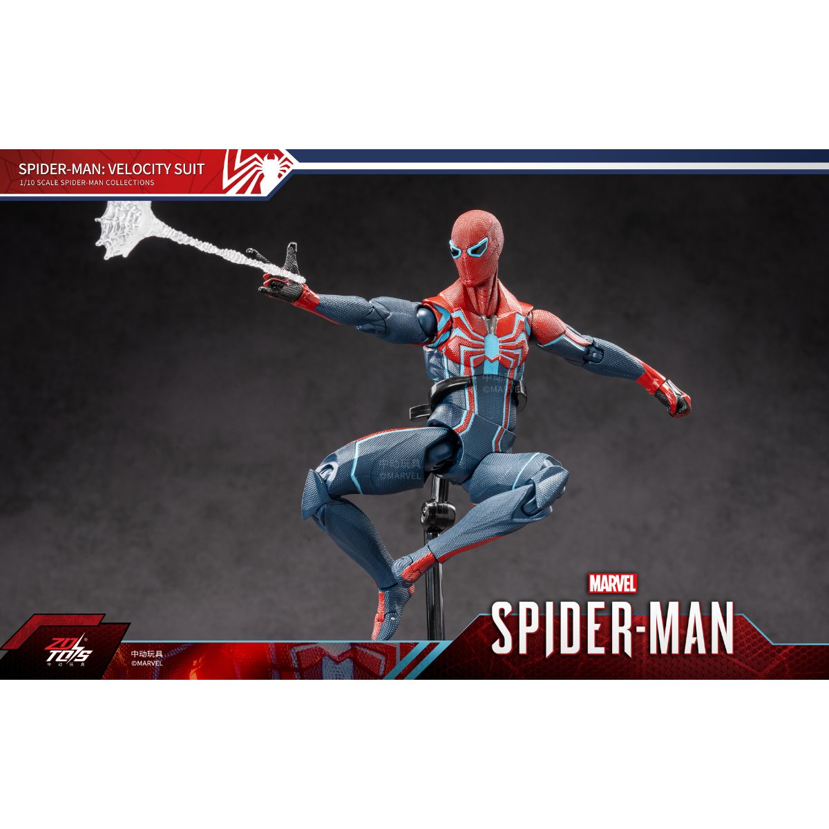 Đồ Chơi Mô Hình Cao Cấp Spider-Man: Velocity Suit ZD TOYS 1950-02