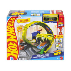 Đồ Chơi Mô Hình City Trạm Xăng Mãng Xà HOT WHEELS JBM63/HDR29