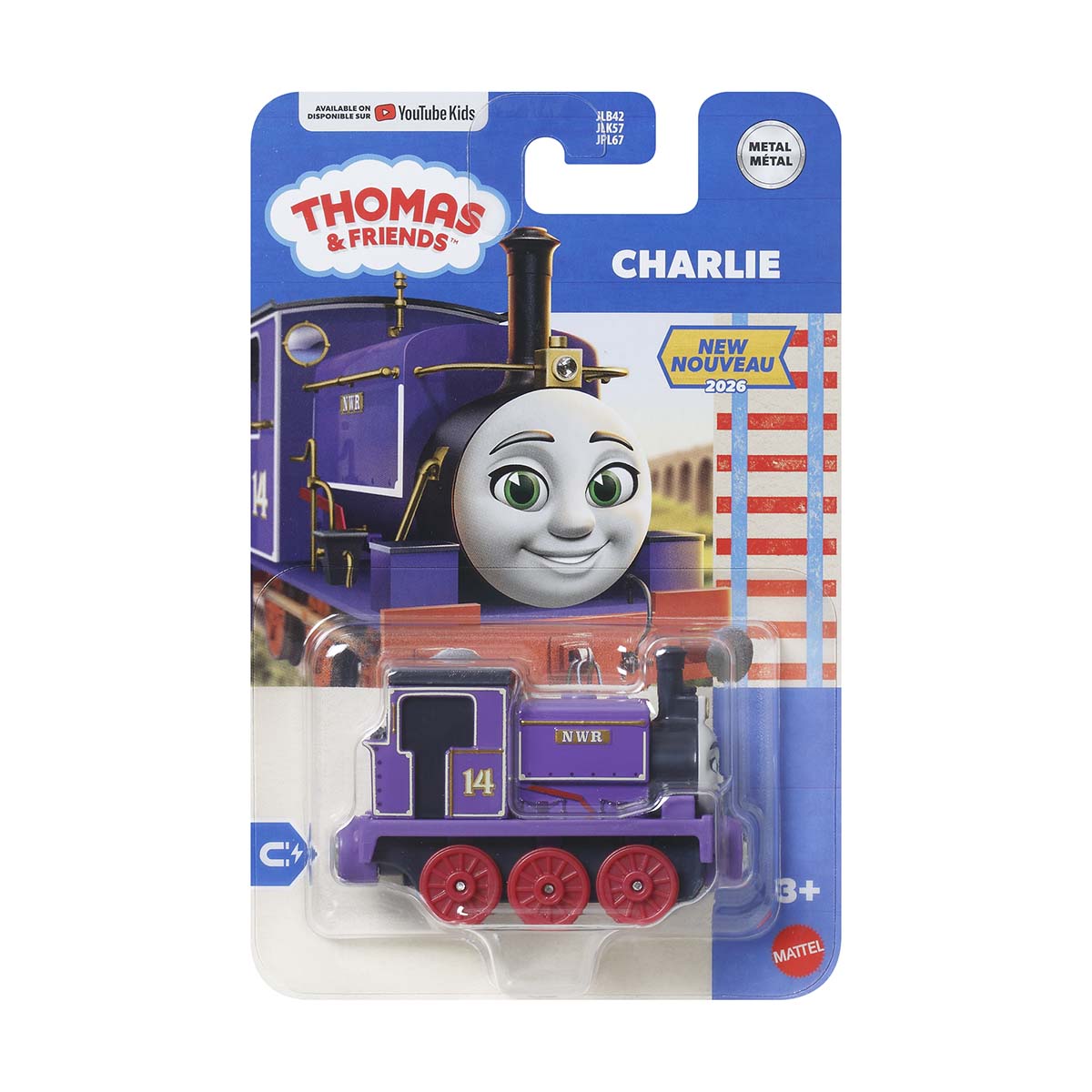 Đồ Chơi Mô Hình Đầu Kéo Charlie T&F THOMAS FRIEND JLB59/JLB42