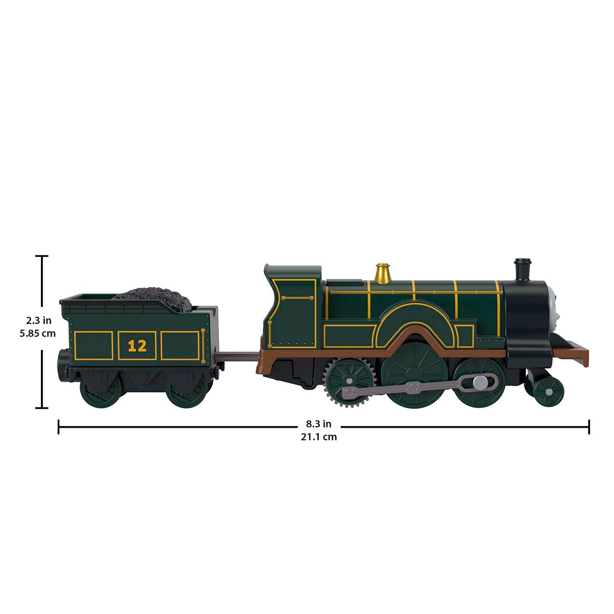 Đồ Chơi Mô Hình Đầu Kéo Và 1 Toa Tàu Động Cơ Emily T&F THOMAS FRIEND JLL50/JLL44