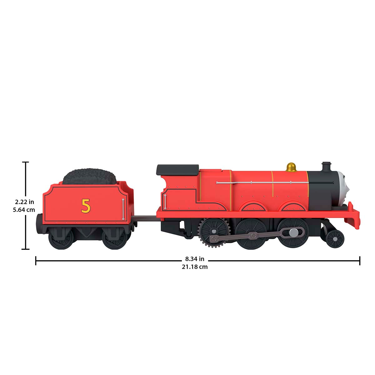 Đồ Chơi Mô Hình Đầu Kéo Và 1 Toa Tàu Động Cơ James T&F THOMAS FRIEND JLL51/JLL44