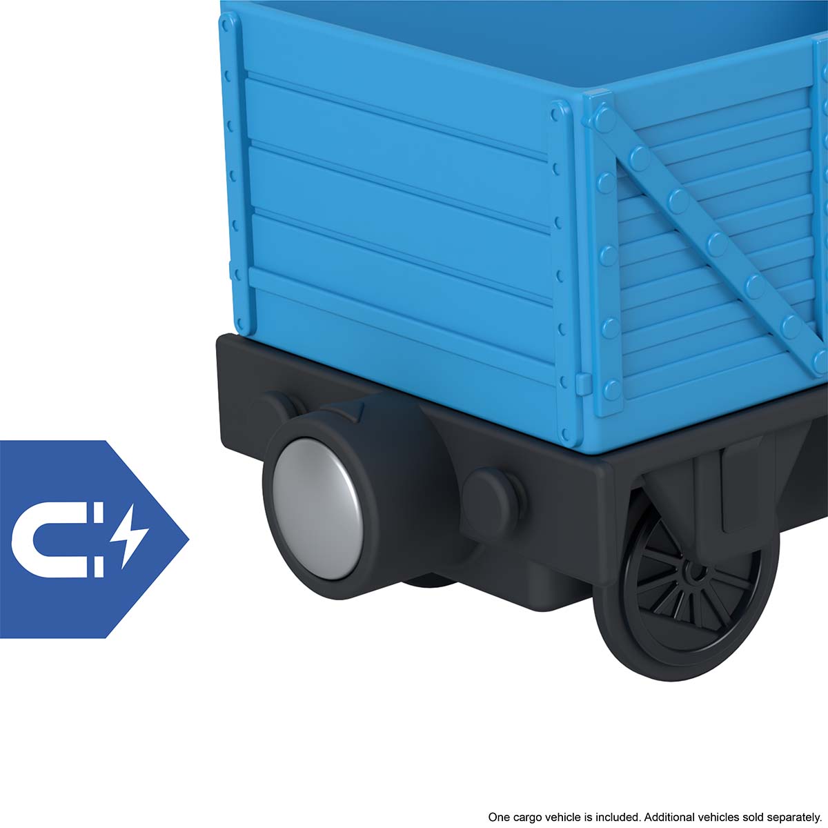 Pull-along toy model locomotive and 1 Thomas & Friends freight car THOMAS FRIEND JLL45/JLL44