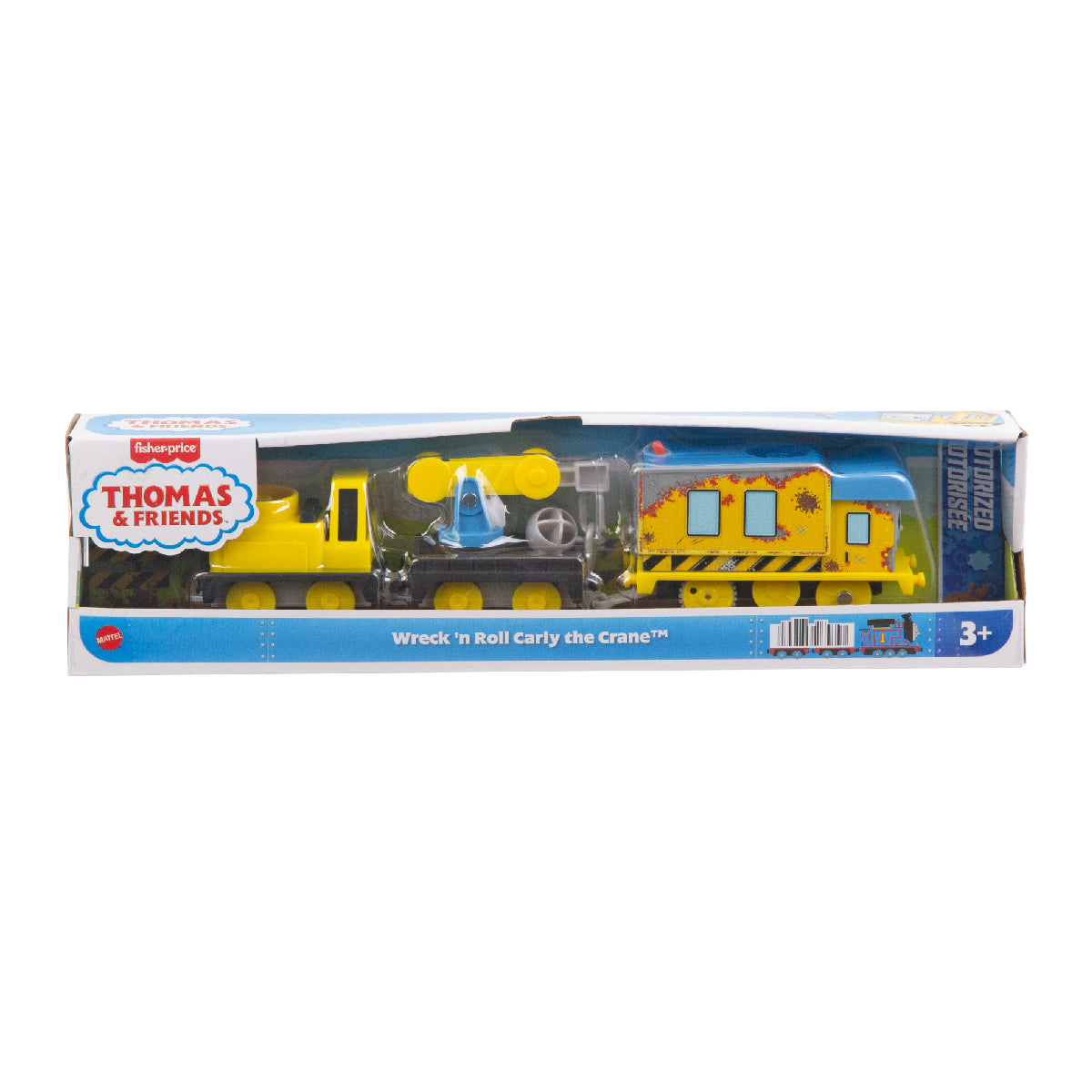 Đồ Chơi Mô Hình Đầu Kéo Và 2 Toa Tàu Carly & Crane THOMAS FRIEND HFX97