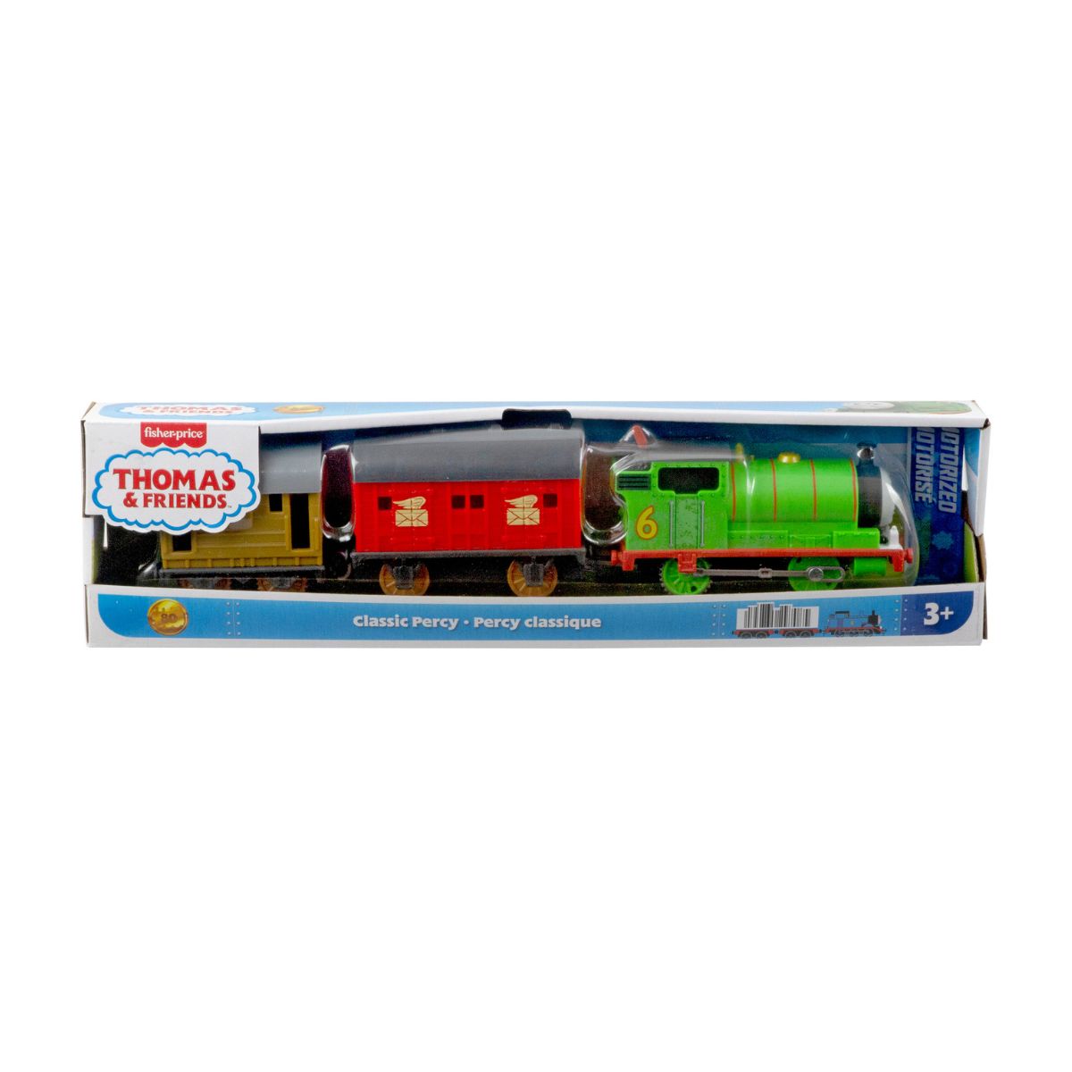 Đồ Chơi Mô Hình Đầu Kéo Và 2 Toa Tàu Classic Percy THOMAS FRIEND HFX97