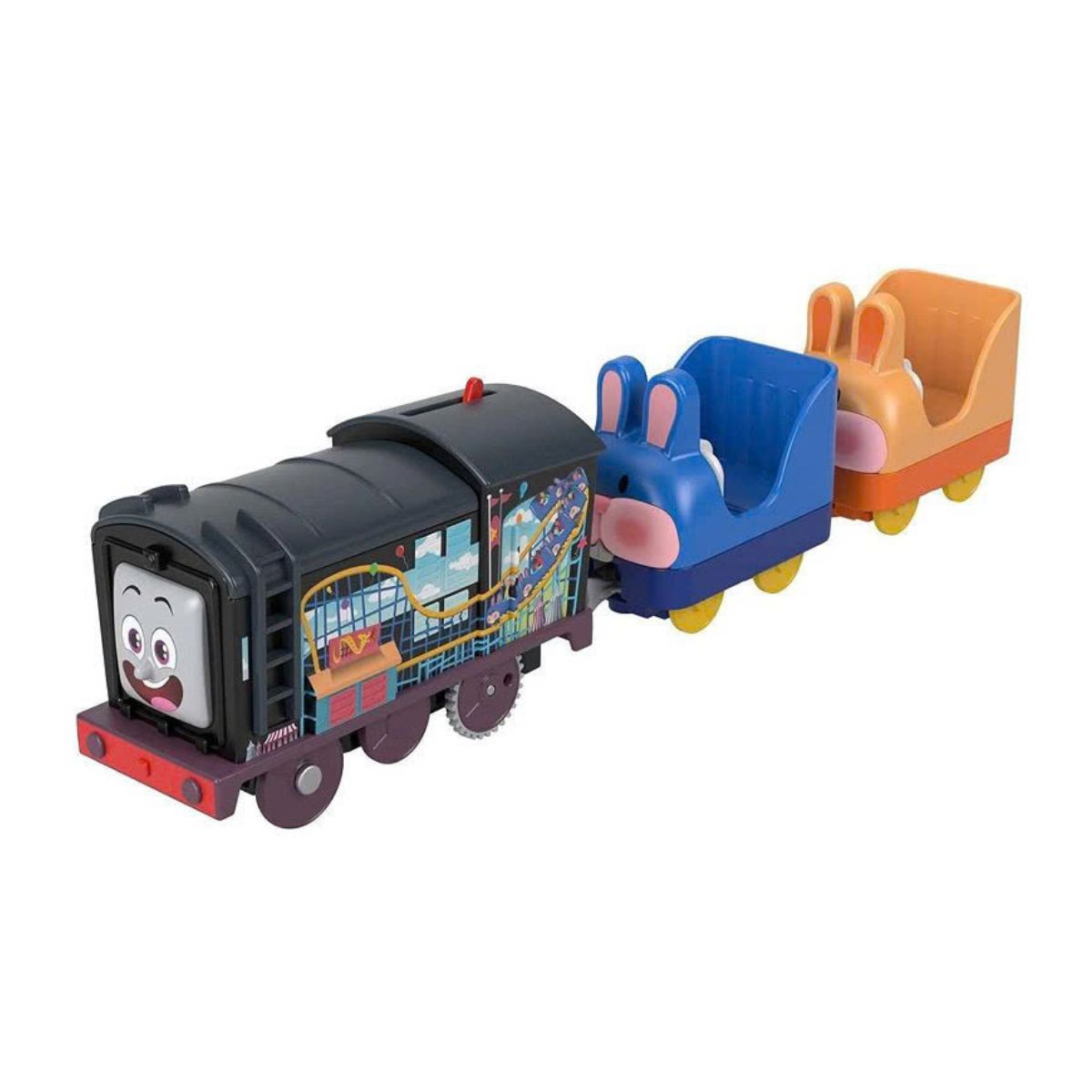 Đồ Chơi Mô Hình Đầu Kéo Và 2 Toa Tàu DIESEL THOMAS FRIEND HFX97