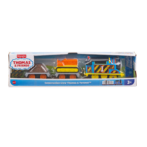 Đồ Chơi Mô Hình Đầu Kéo Và 2 Toa Tàu Thomas & Terrance THOMAS FRIEND HFX97