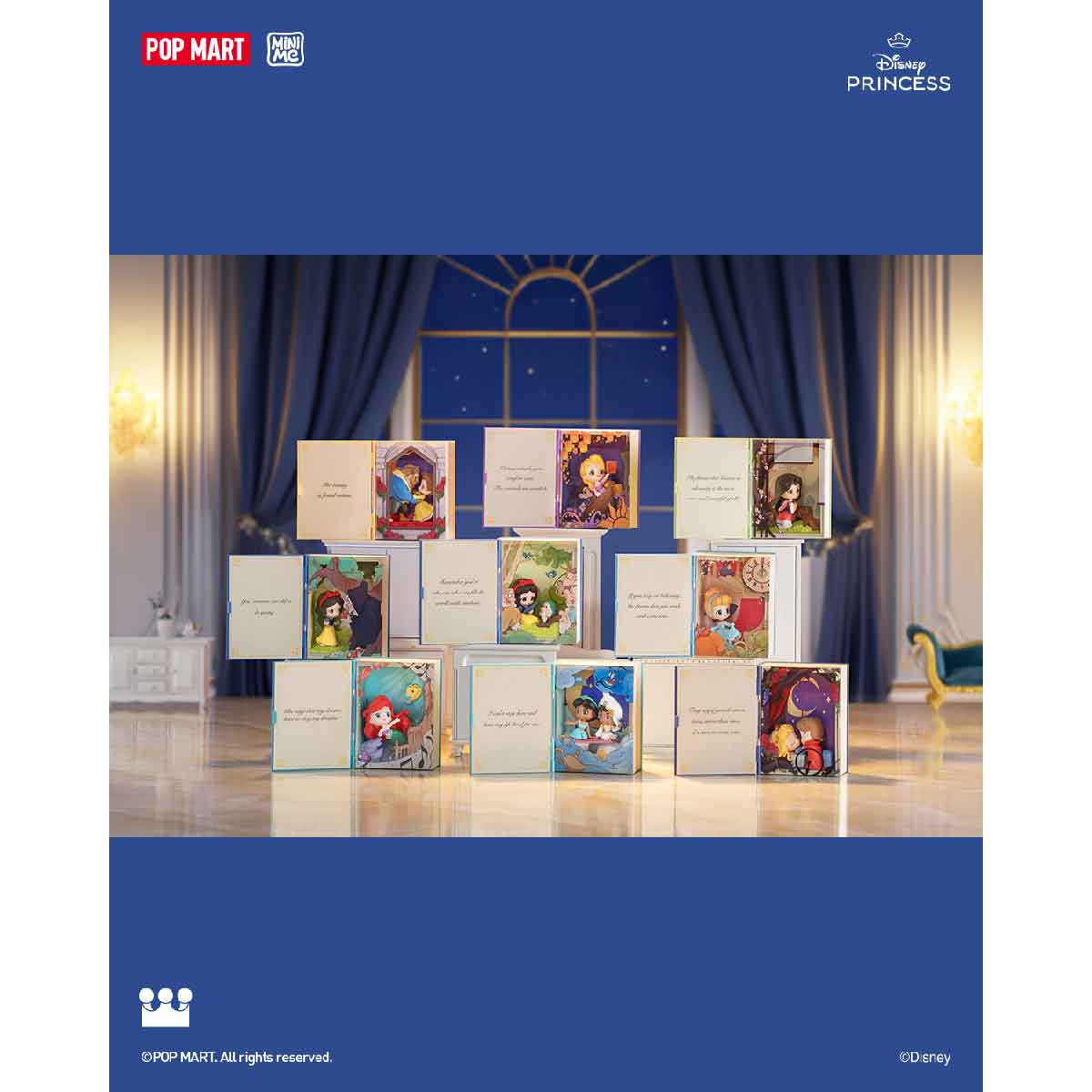 Mô Hình Disney Princess's Fairy Tales Series Scene Sets POP MART 6931571045203