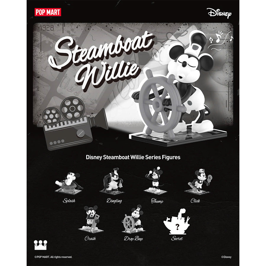 Mô Hình POP MART Disney Steamboat Willie Series Figures 6941848276995