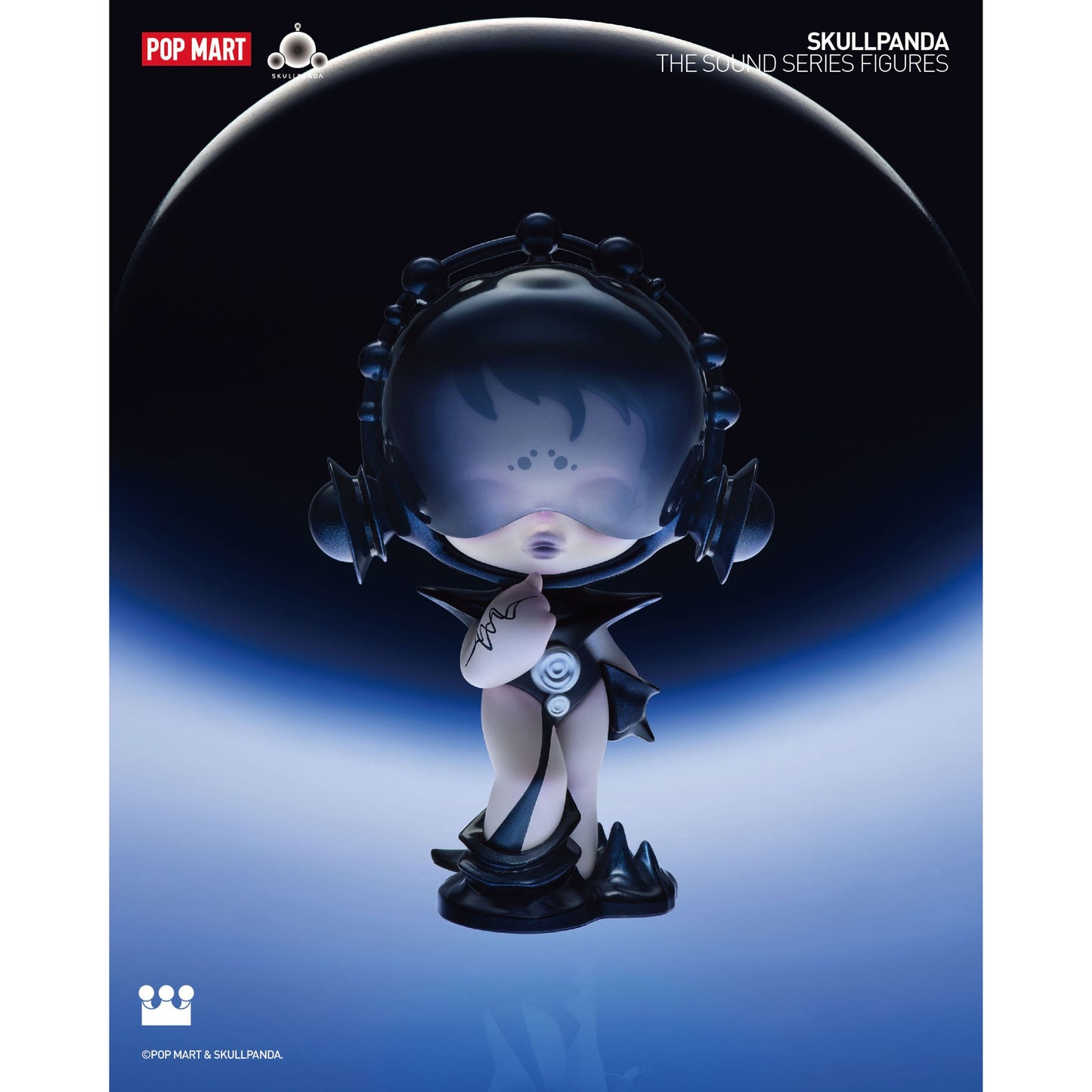 SKULLPANDA The Sound POP MART Toy Model 6941848290694