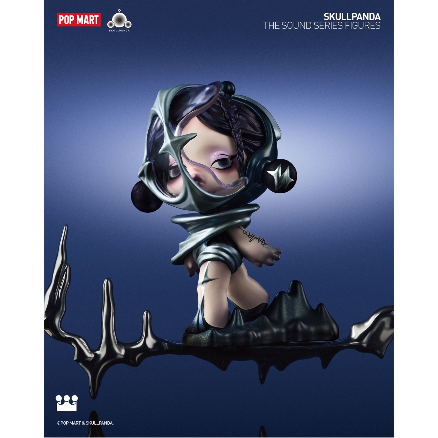 SKULLPANDA The Sound POP MART Toy Model 6941848290694