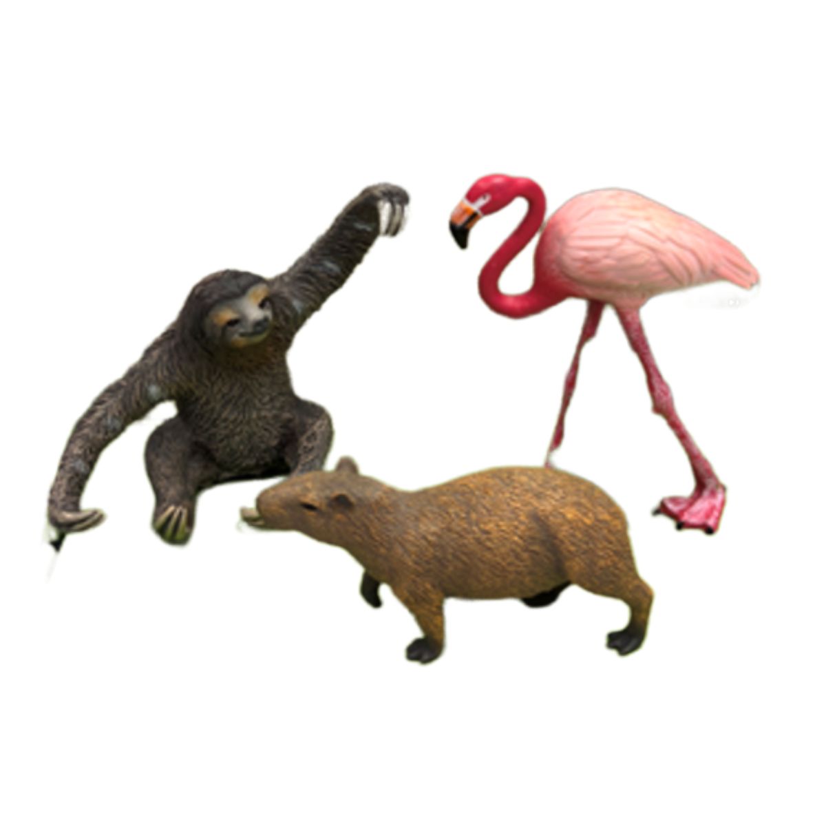 Đồ Chơi Mô Hình Động Vật Hồng Hạc, Capybara, Con Lười COLLECTA 84305