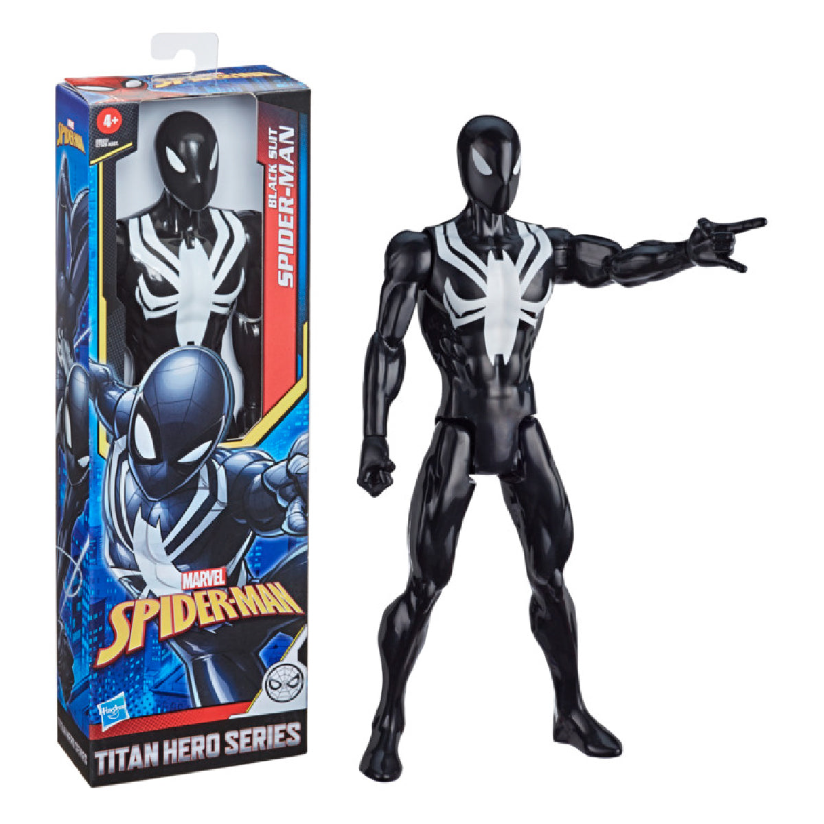 Mô Hình Dũng Mãnh Siêu Anh Hùng Người Nhện Áo Đen Titan 30cm Spiderman E7329