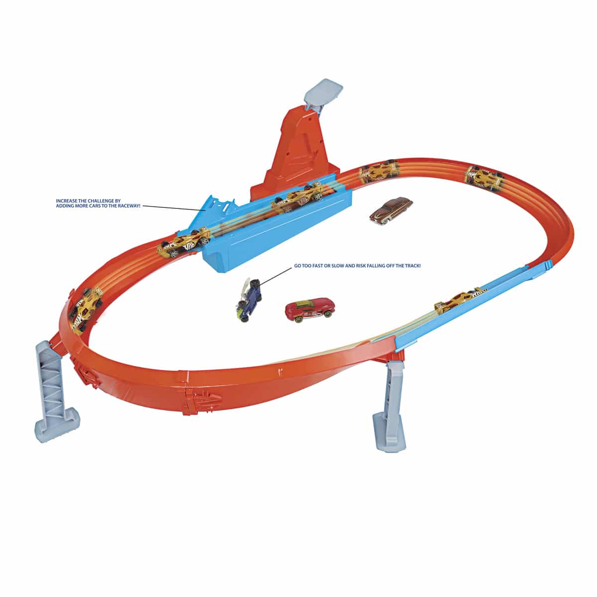 Đồ Chơi Mô Hình Đường Đua Tốc Chiến Vũ Bão HOT WHEELS GBF81