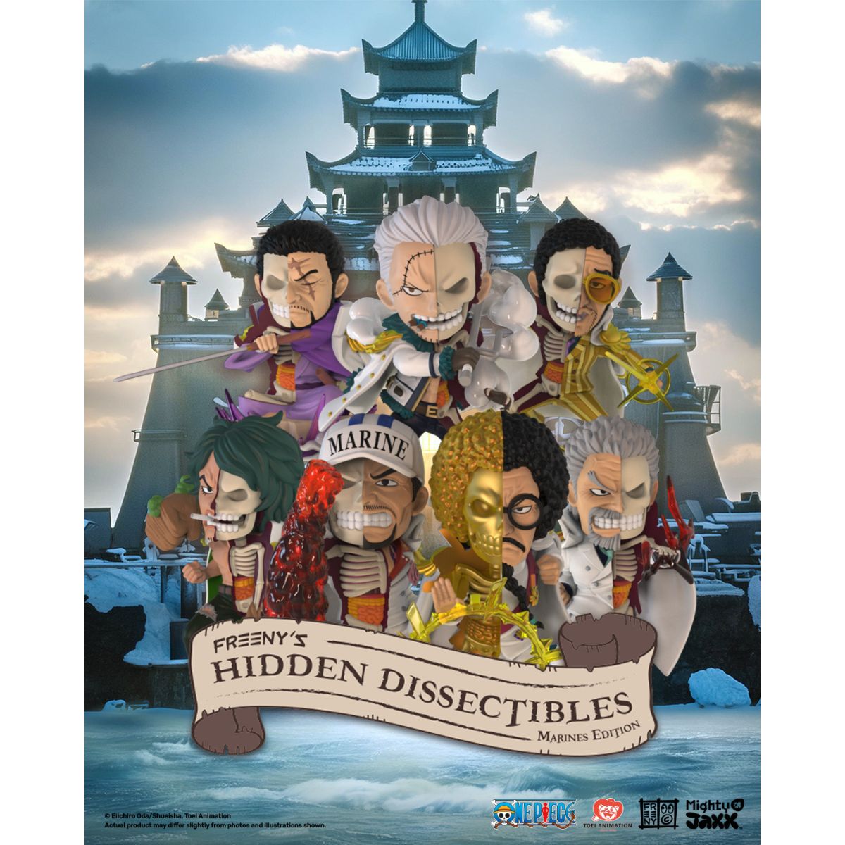 Đồ Chơi Mô Hình Freeny's Hidden Dissectibles: One Piece (Marines) MIGHTY JAXX BB24OPJF00101