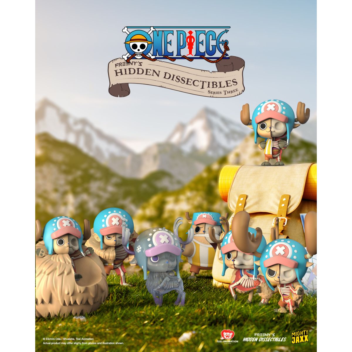 Đồ Chơi Mô Hình Freeny's Hidden Dissectibles : One Piece (Series 3) MIGHTY JAXX LND-22TAFHDOPS323