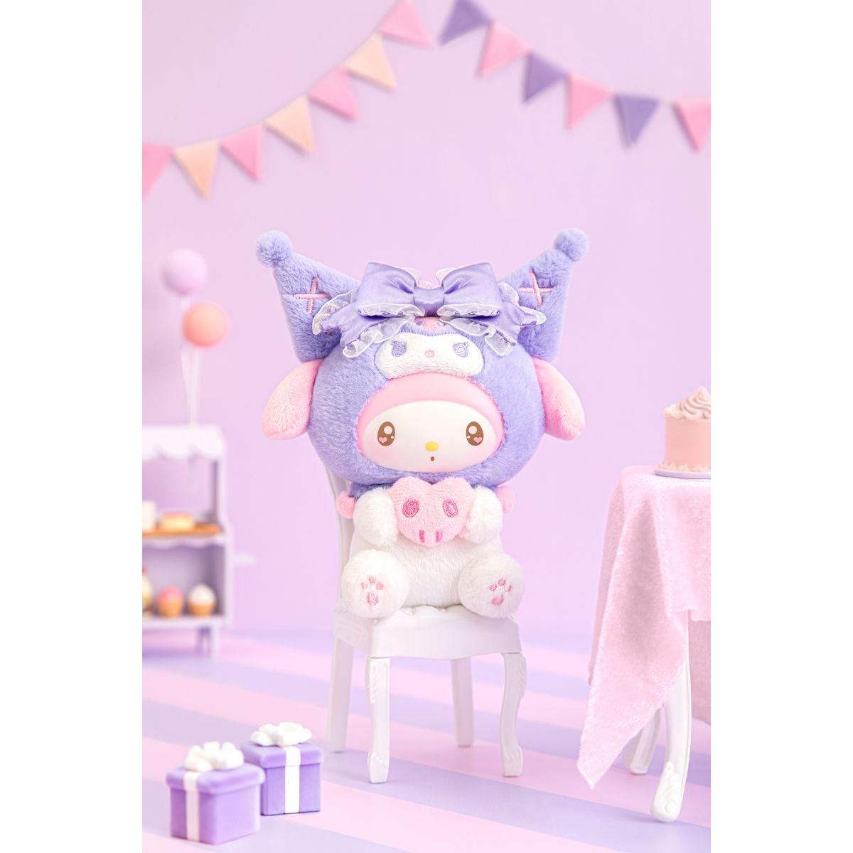 Mô Hình Đồ Chơi Hello Kitty And Friends Kuromi Party Series Plush TOP TOY 2304177110103