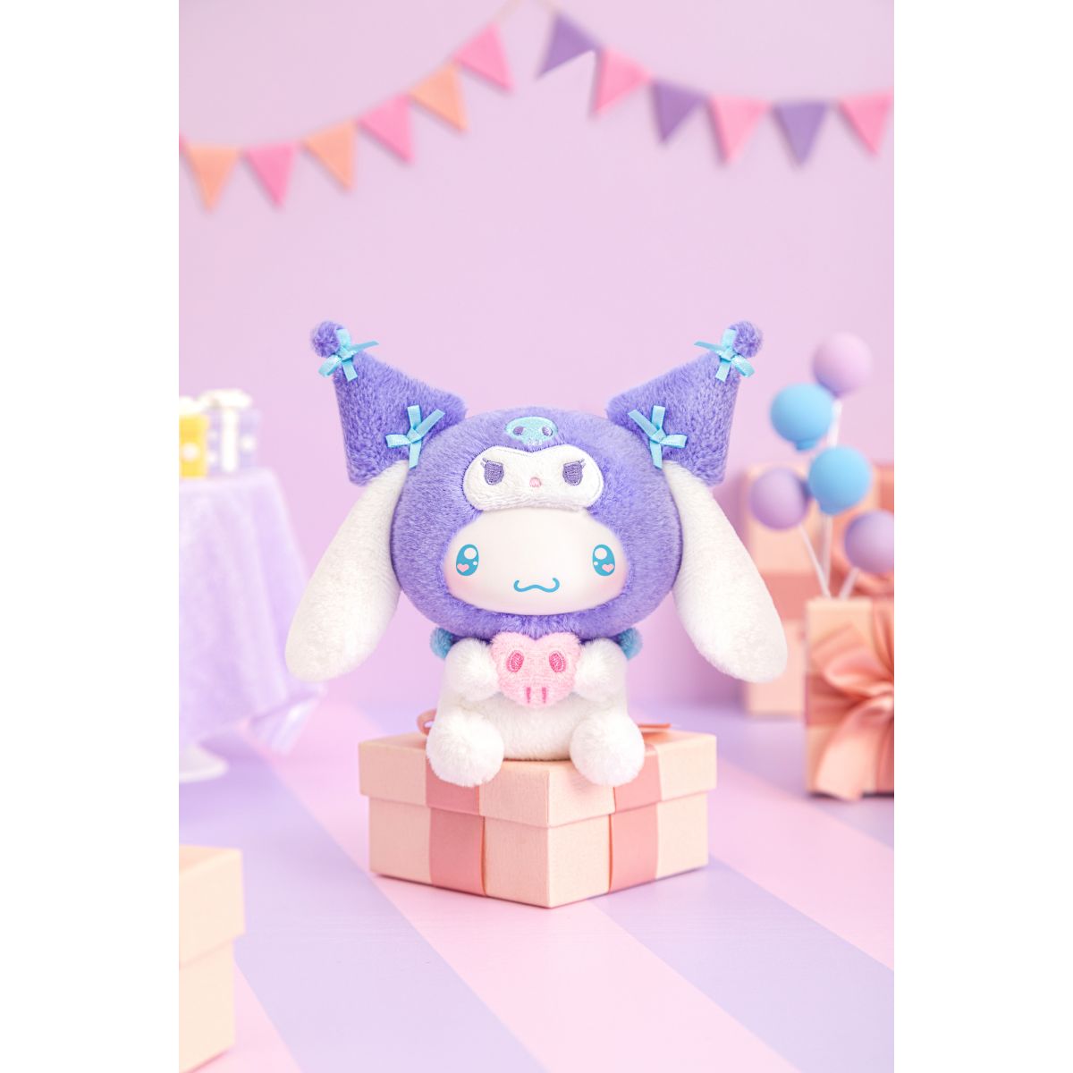 Mô Hình Đồ Chơi Hello Kitty And Friends Kuromi Party Series Plush TOP TOY 2304177110103