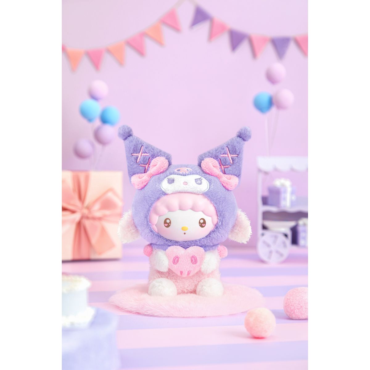 Mô Hình Đồ Chơi Hello Kitty And Friends Kuromi Party Series Plush TOP TOY 2304177110103
