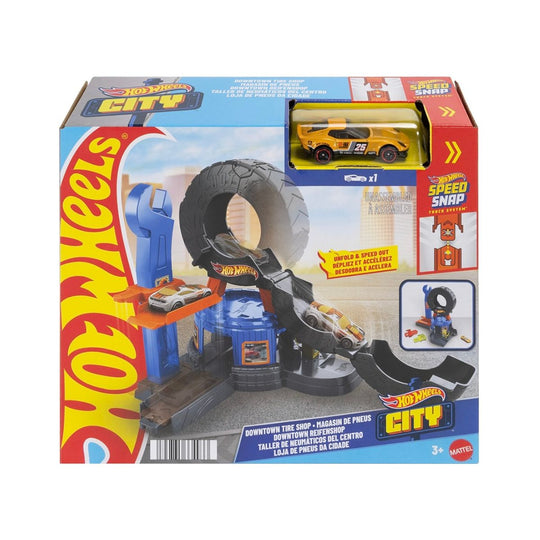 Đồ Chơi Trạm Lốp Xe Siêu Tốc City HOT WHEELS JHL75/HDR24