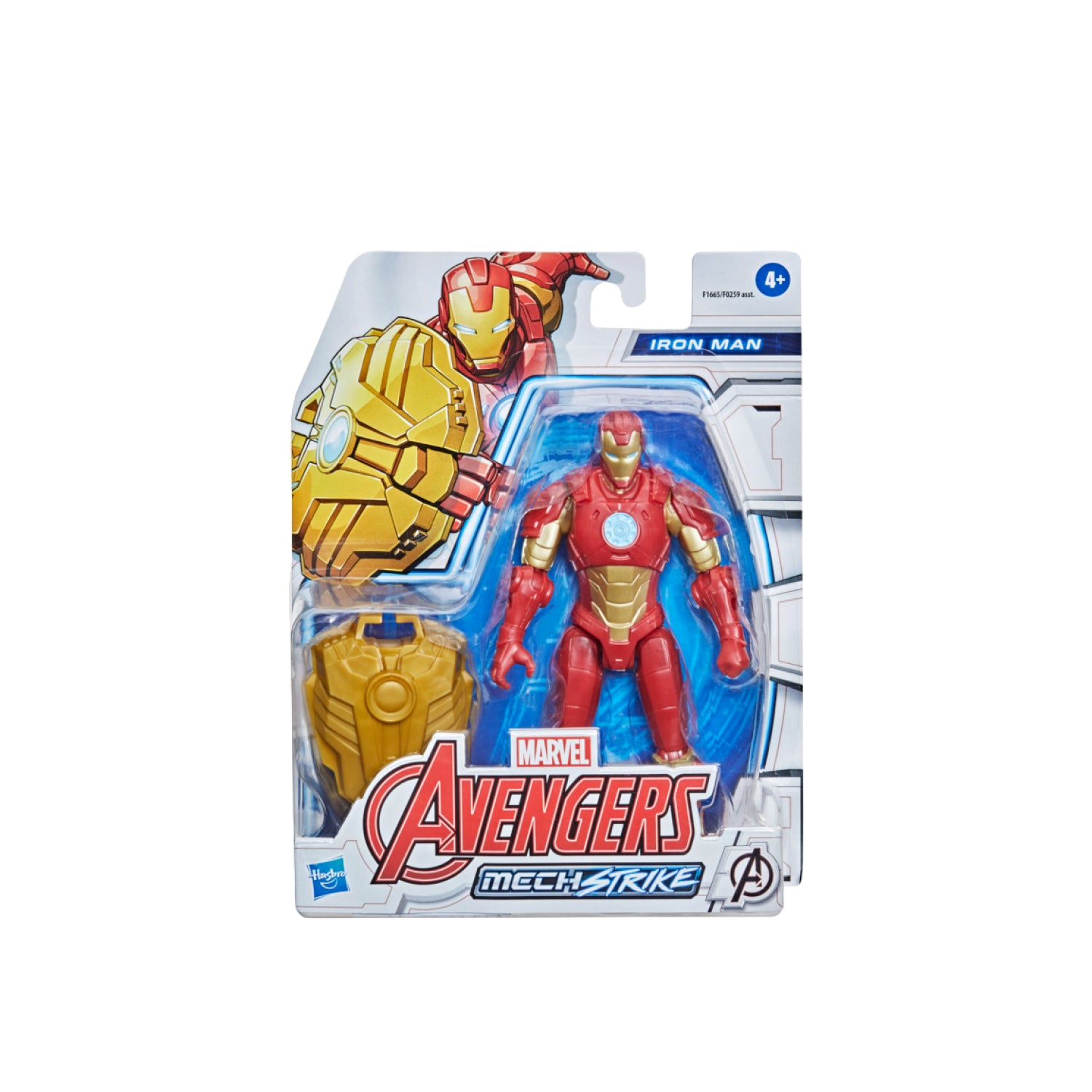 AVENGERS F1665 6-inch Mech Strike Series Iron Man Figure