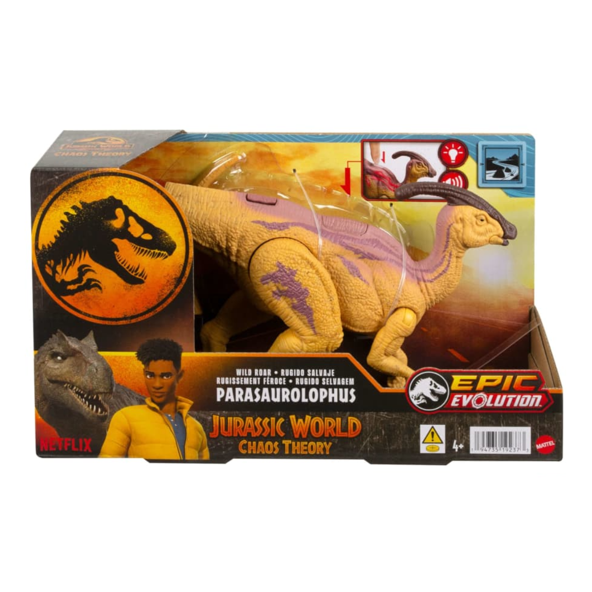 Mô Hình Khủng Long Parasaurolophus Có Âm Thanh Jurassic World Mattel Hlp14