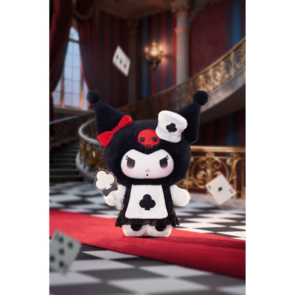 Mô Hình  Đồ Chơi Kuromi Poker Kingdom Series Plush Pendant Blind Box TOP TOY 2304094310105
