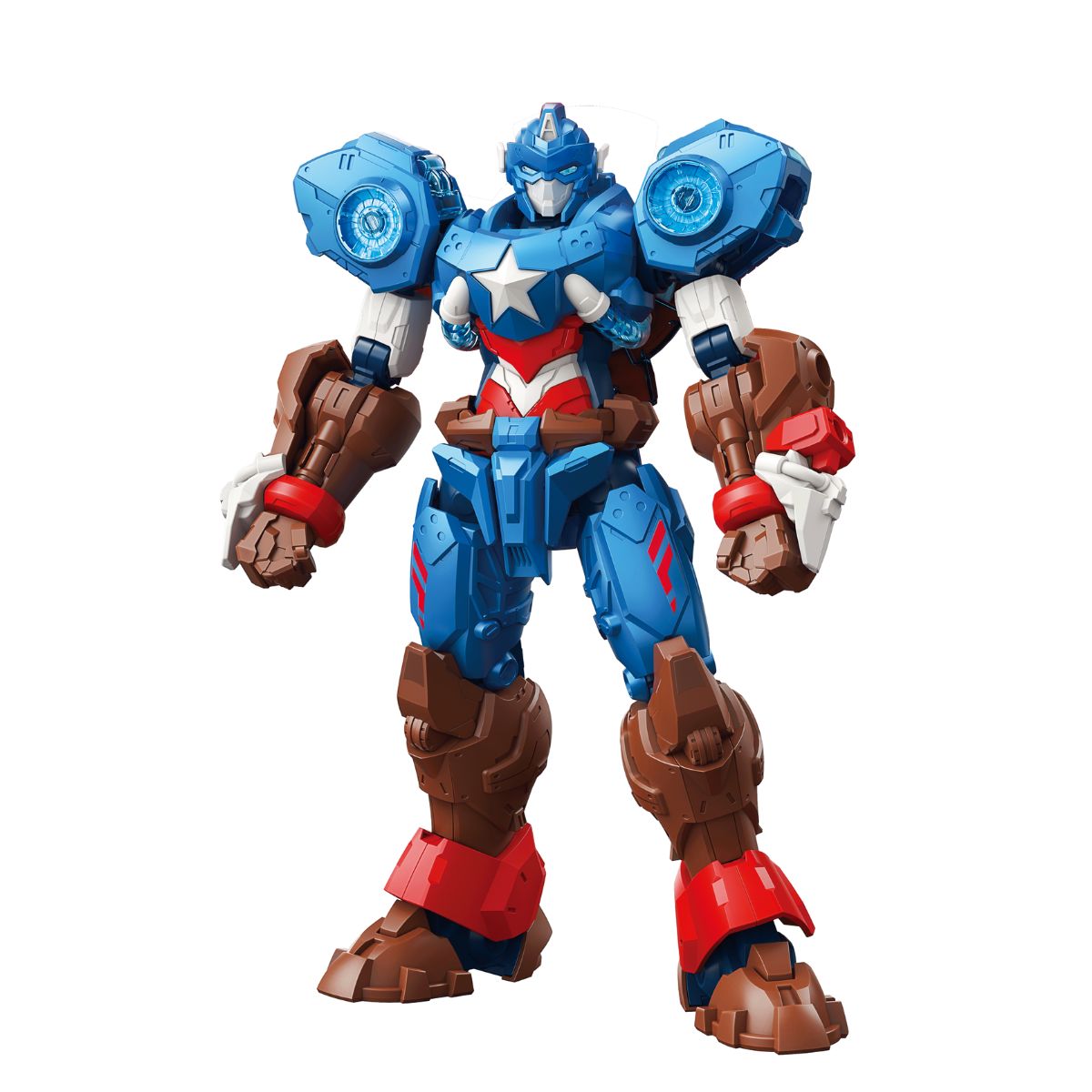 Đồ Chơi Mô Hình Lắp Ráp Marvel Mecha Captain America KEEPPLAY 73051