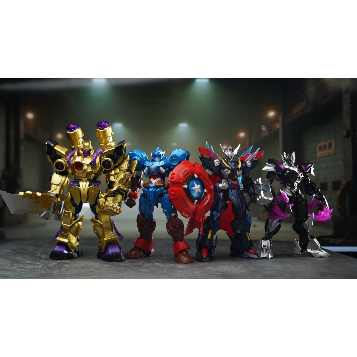 Đồ Chơi Mô Hình Lắp Ráp Marvel Mecha Thanos KEEPPLAY 73054