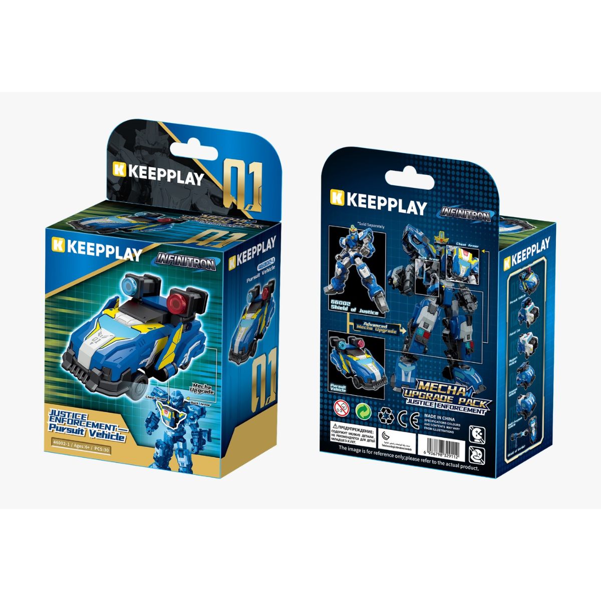 Đồ Chơi Mô Hình Lắp Ráp Trang Bị Infinite Warrior - Thực Thi Công Lý KEEPPLAY 46002