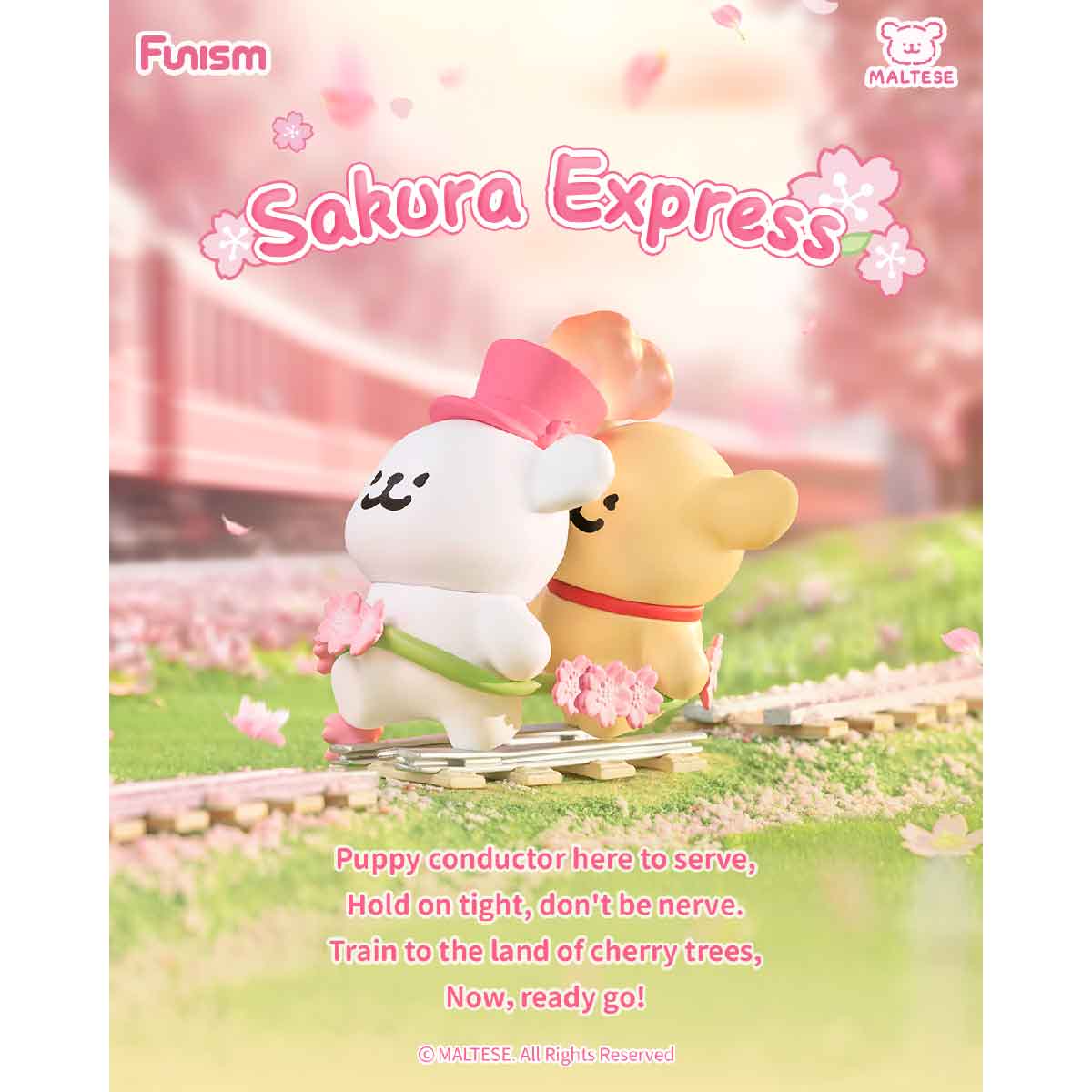 Mô Hình Maltese Cherry Blossoms Series Blind Box FUNISM MX2100