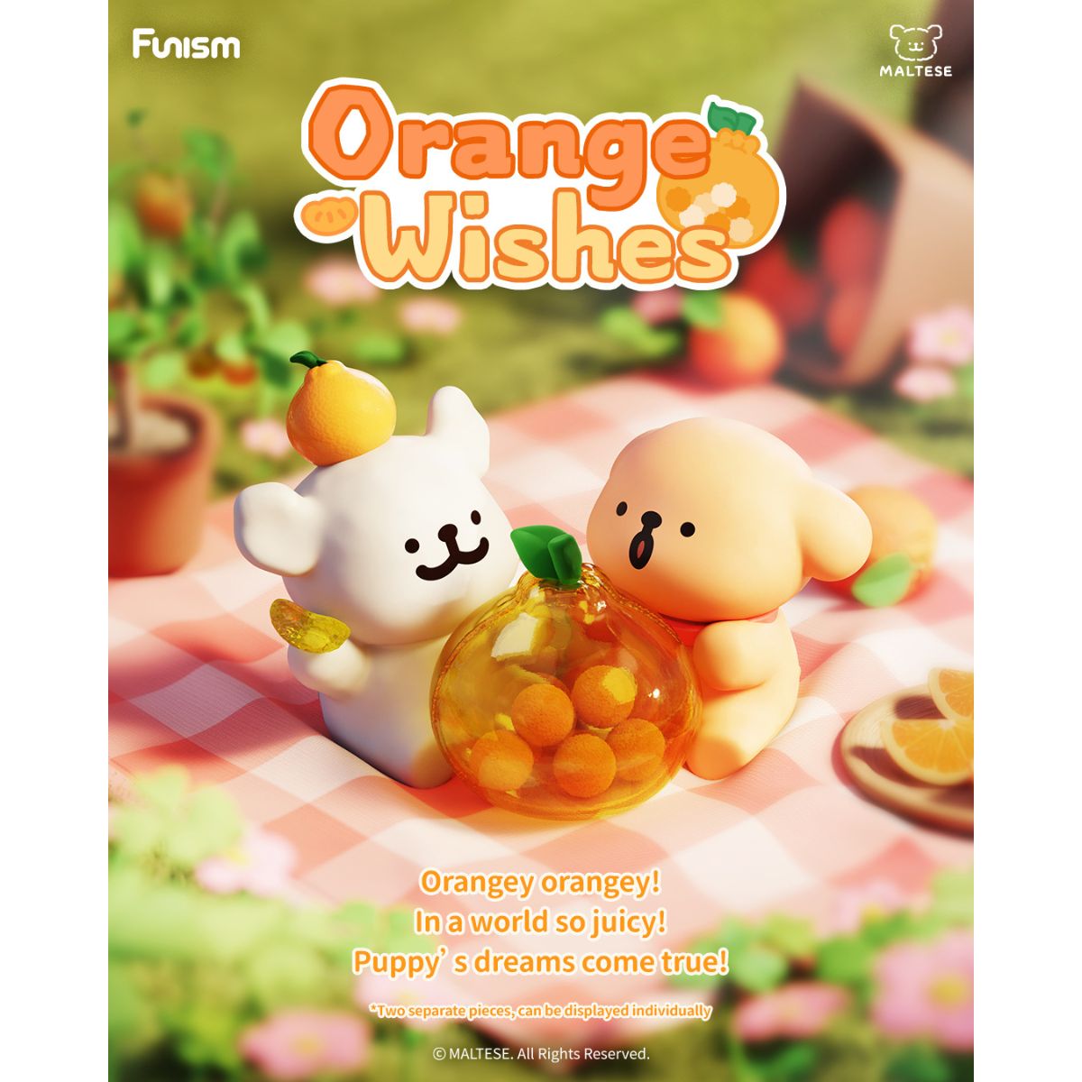 Đồ Chơi Mô Hình Maltese Lucky Paws Series Blind Box FUNISM MX2099