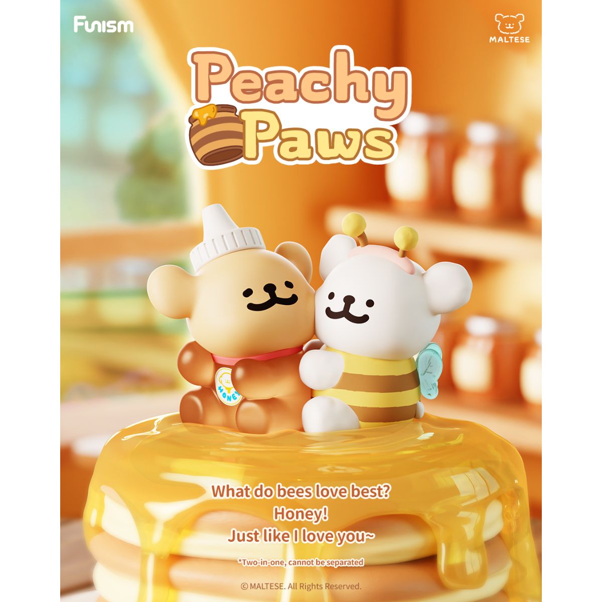 Đồ Chơi Mô Hình Maltese Lucky Paws Series Blind Box FUNISM MX2099