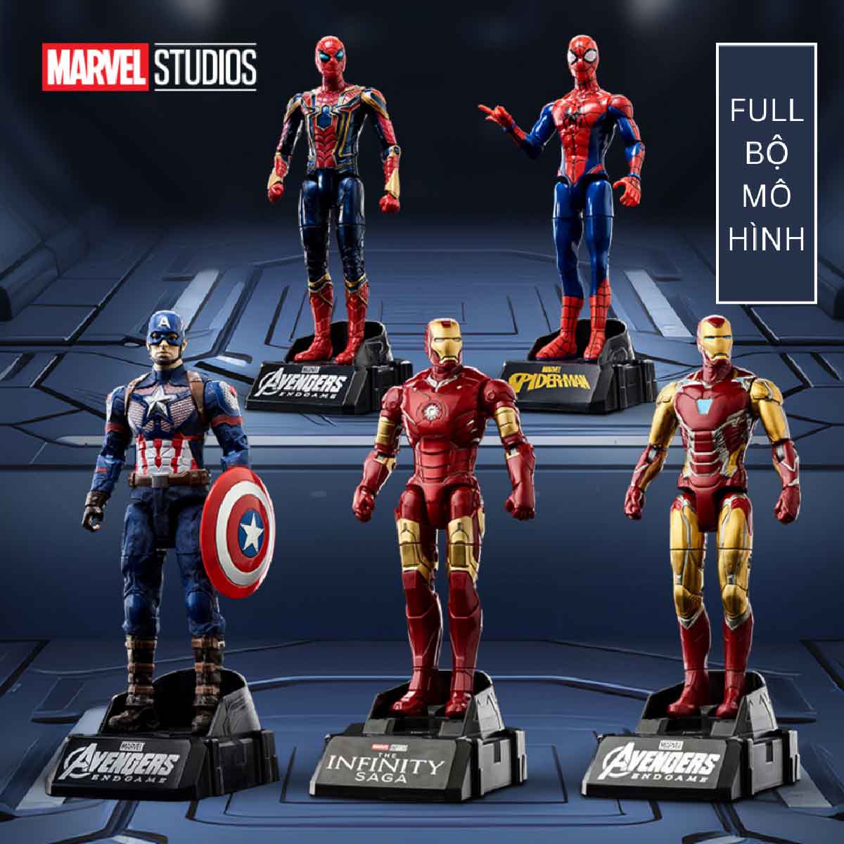 Đồ Chơi Mô Hình Marvel Biến Hình Iron Man Mark 85 MORSTORM ZC8820
