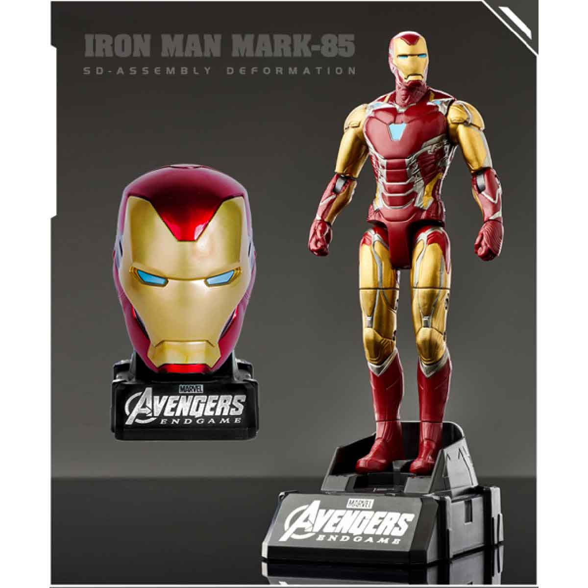 Đồ Chơi Mô Hình Marvel Biến Hình Iron Man Mark 85 MORSTORM ZC8820