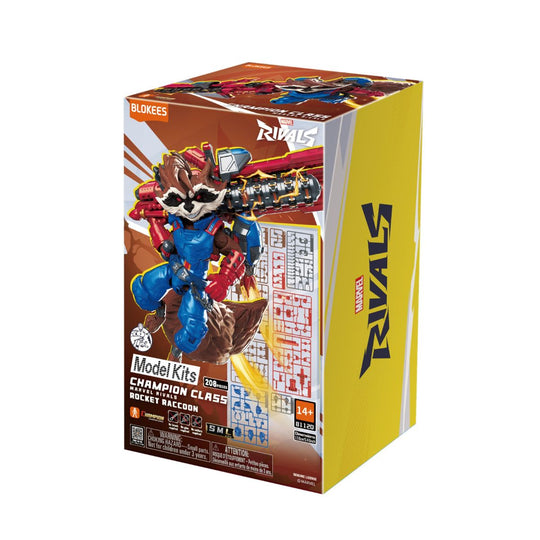Đồ Chơi Mô Hình Marvel Champion Class Siêu Anh Hùng Rocket Raccoon BLOKEES 81120