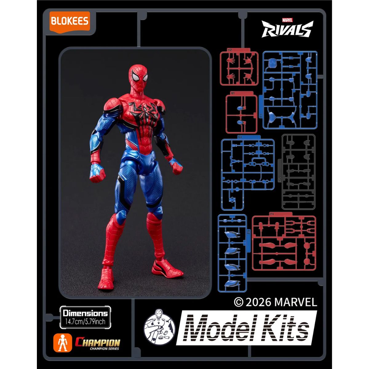 Marvel Champion Class Spider-Man BLOKEES 81118