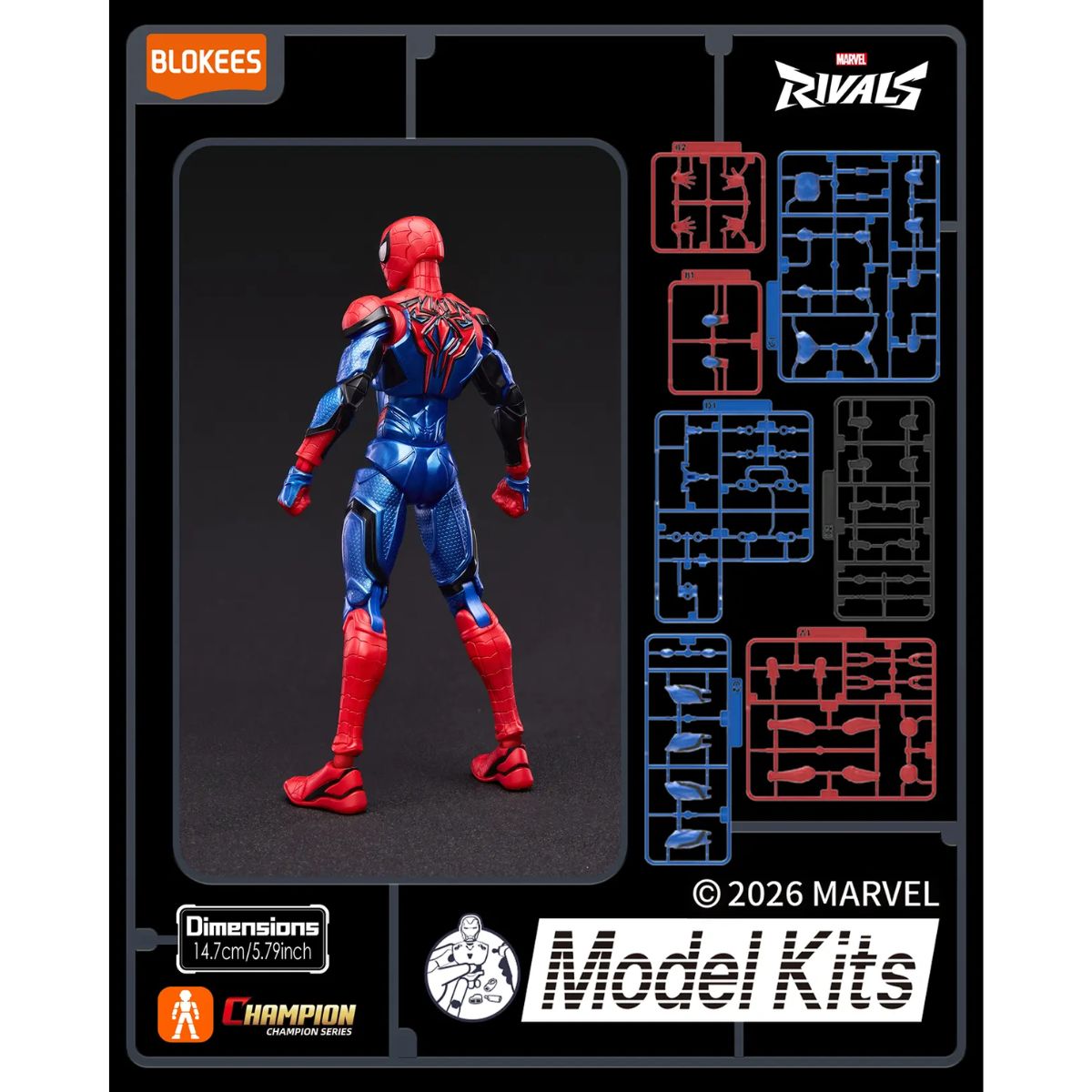 Marvel Champion Class Spider-Man BLOKEES 81118