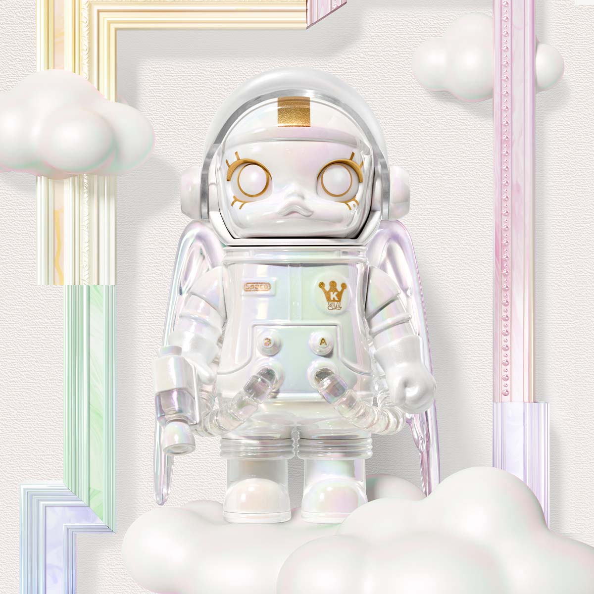 Mô Hình Mega Space Molly 100% Series4 POP MART 6941313009615